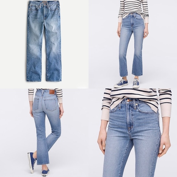 J. Crew Rigid Kickout Crop Jean-Sailor Blu… - Picture 5 of 9